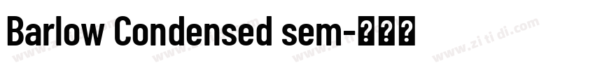 Barlow Condensed sem字体转换
